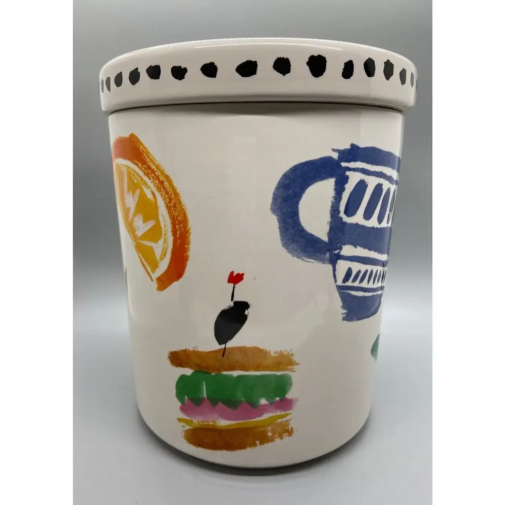 Retired Kate Spade New York Lenox Ceramic All in Good Taste Canister